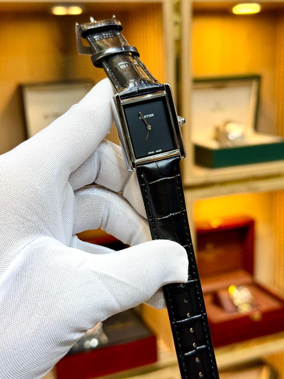 Cartier Tank Heritage Leather