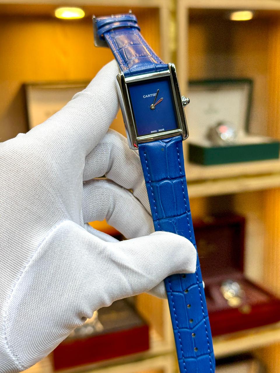 Cartier Tank Heritage Leather