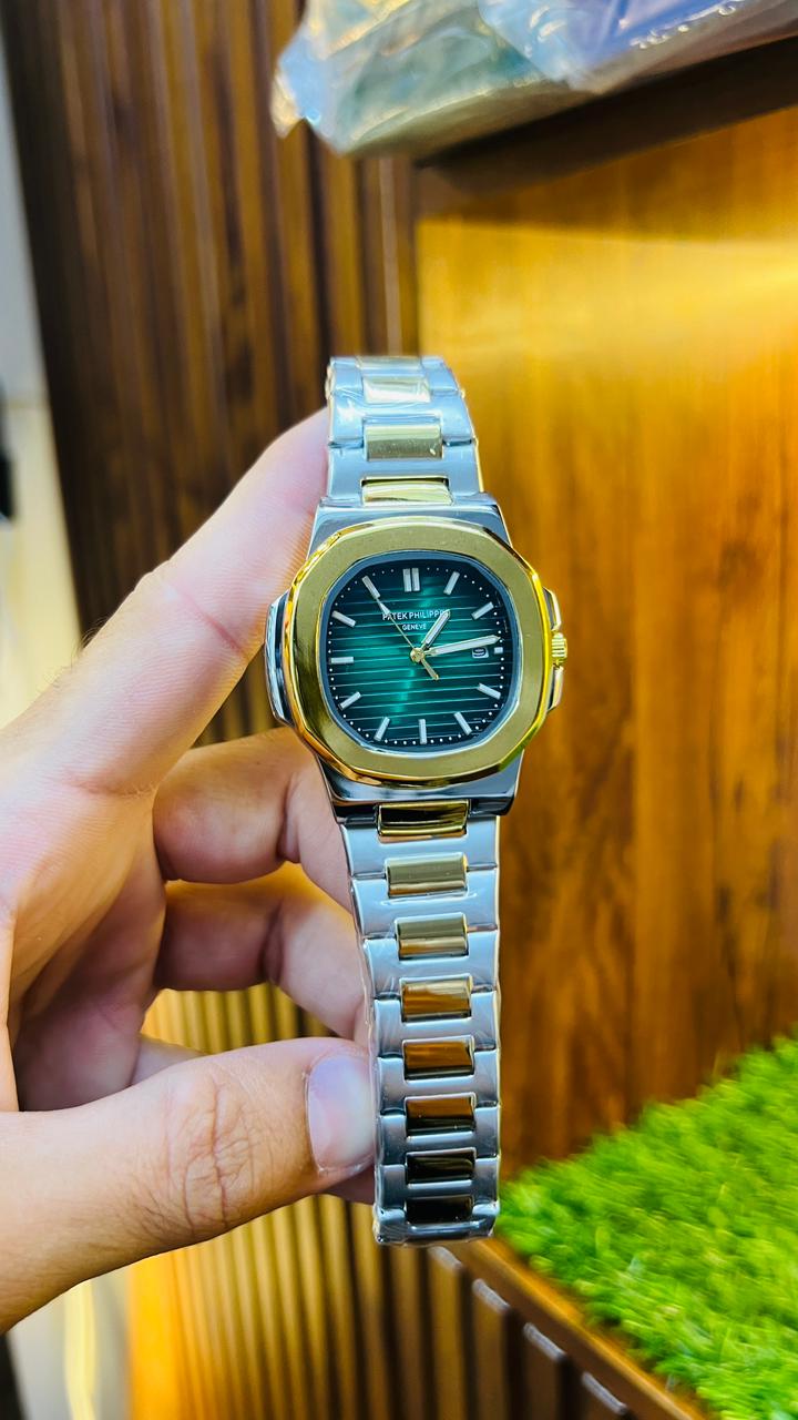 Pattek Phillipe – Two Tone Stainless Steel Wrist Watch