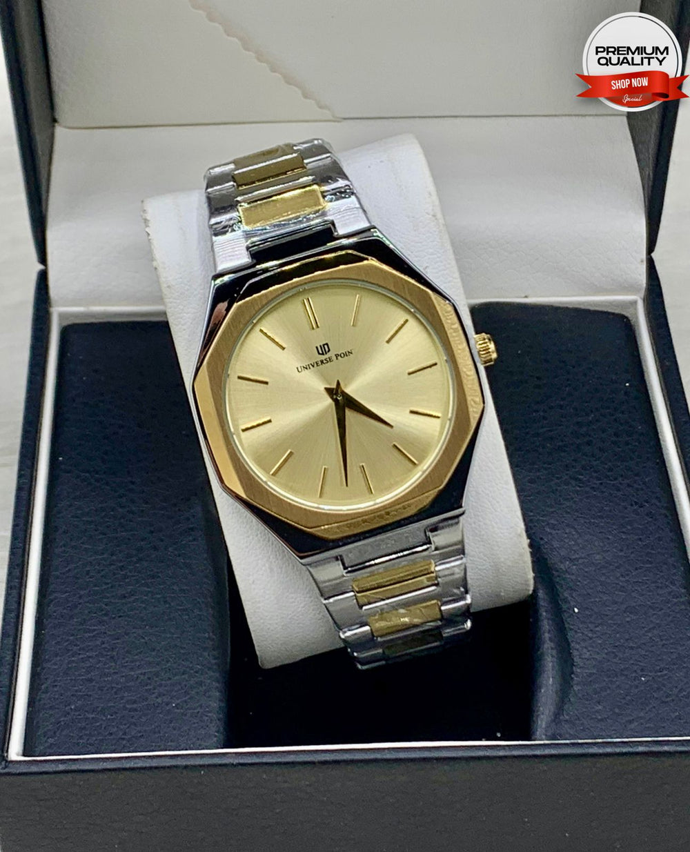 Universe Point Stainless Steel Two Tone Watch