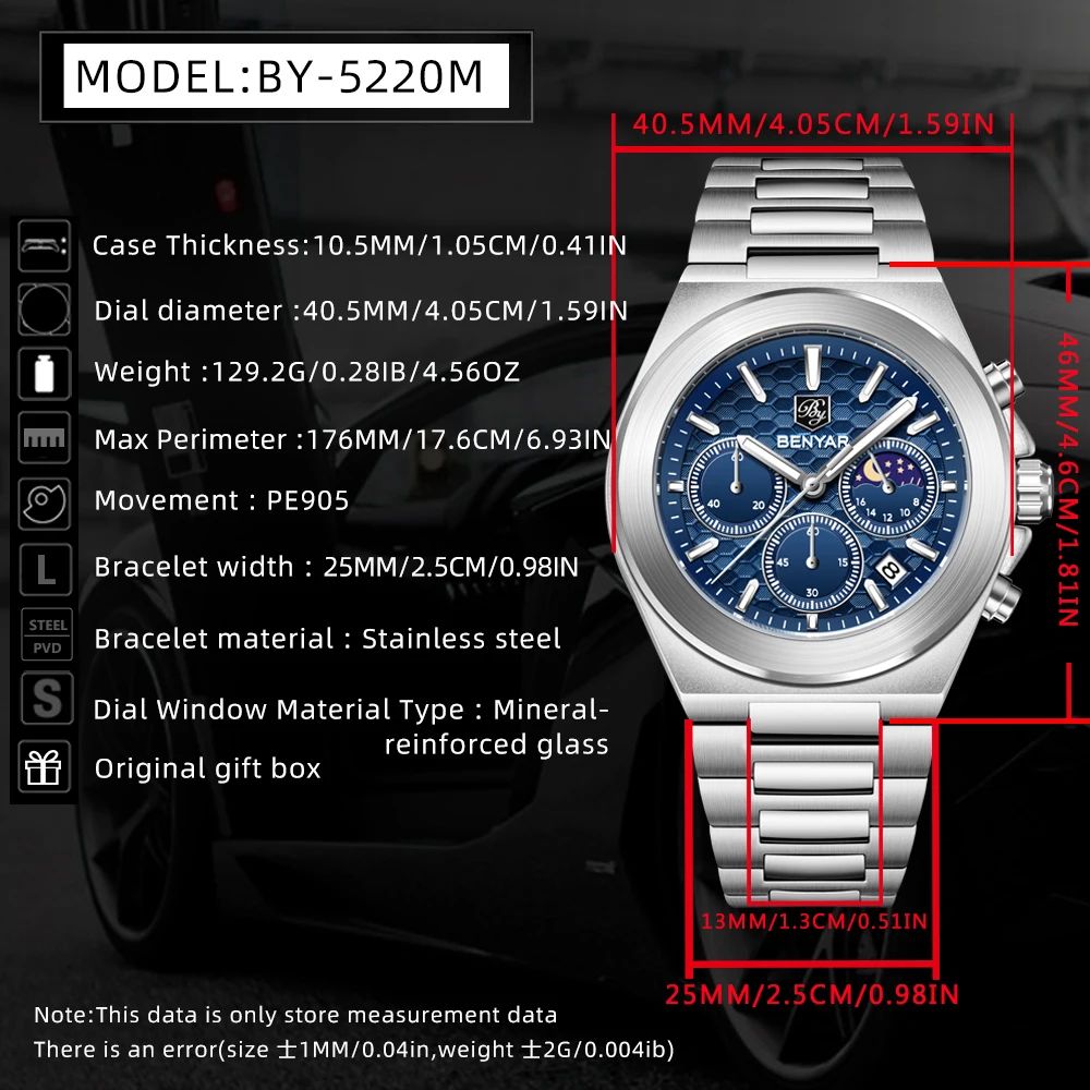 BENYAR Original Mens's Watch