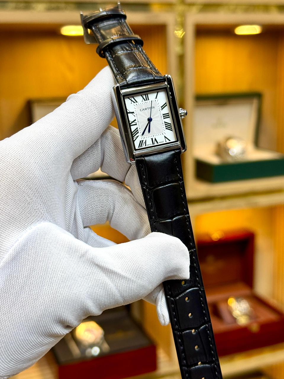 Cartier Tank Heritage Leather
