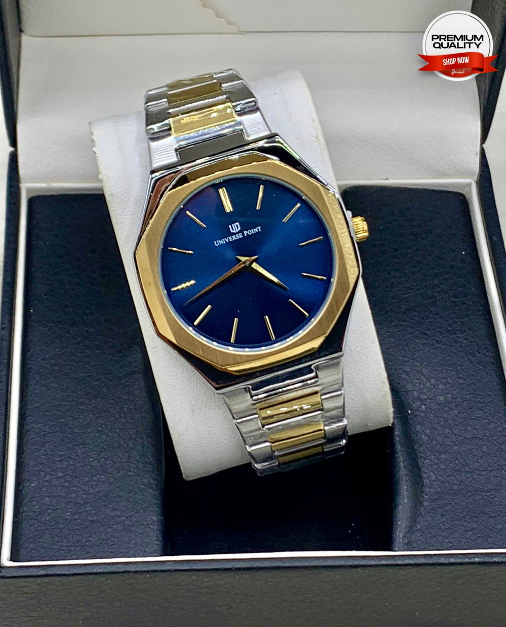 Universe Point Stainless Steel Two Tone Watch