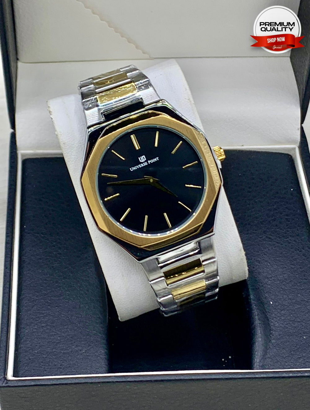 Universe Point Stainless Steel Two Tone Watch